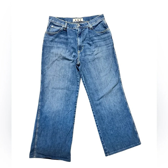 AMO Florence Pleated Jeans Size 28 - Picture 3 of 10